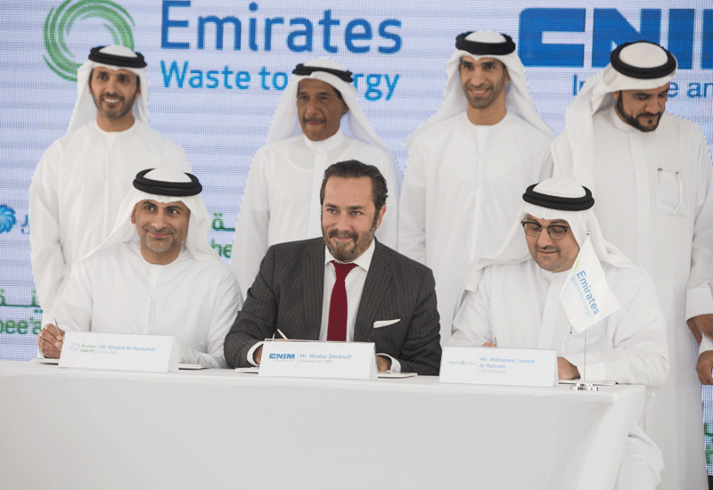 In Pictures: Bee’ah, Masdar launch waste-to-energy JV - Construction ...