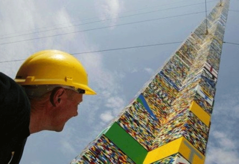 The biggest lego tower hotsell