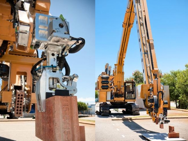 Robotic bricklayer clearance