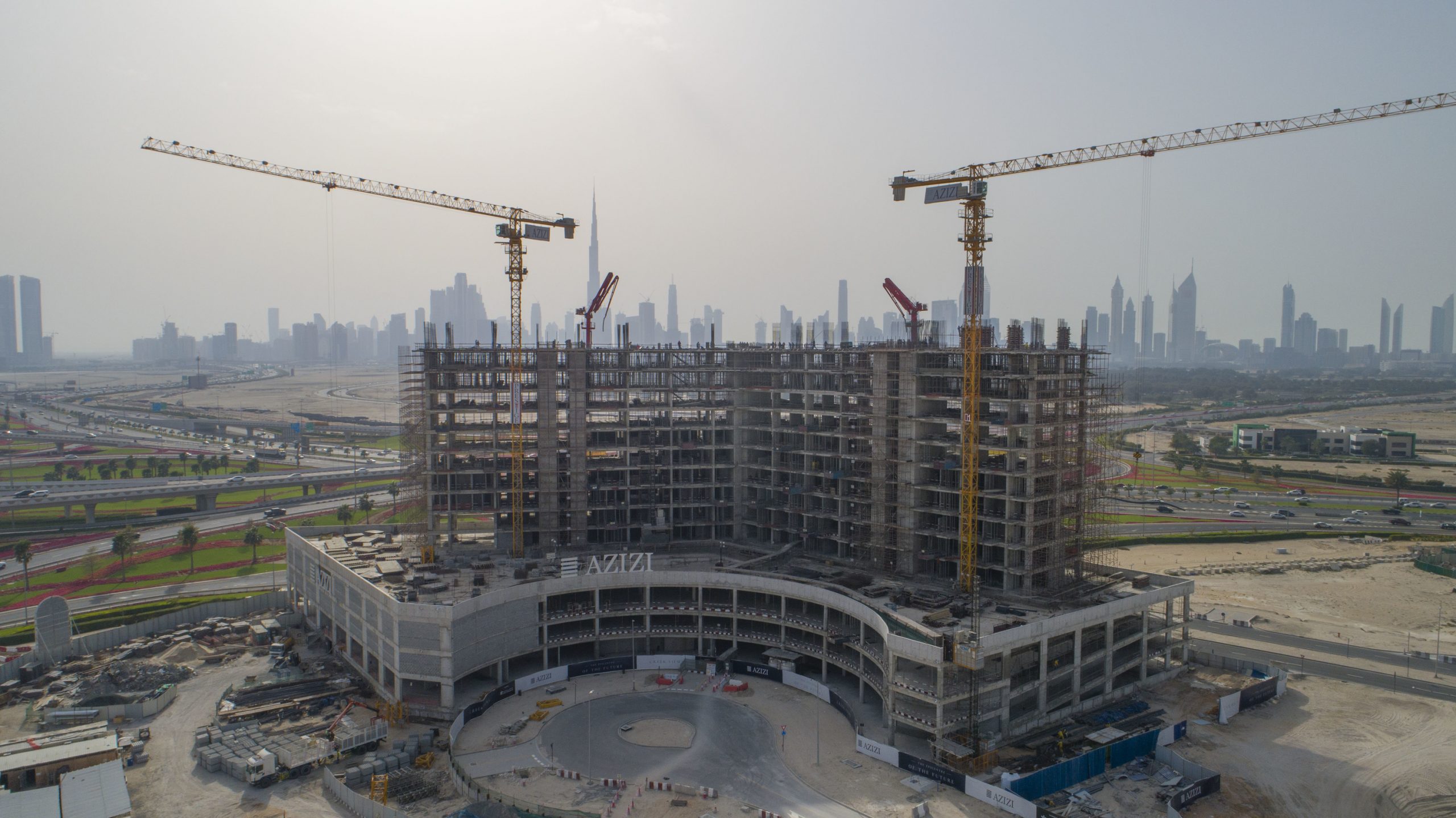 Azizi Development's Dubai Creek Views tower 37 complete Construction