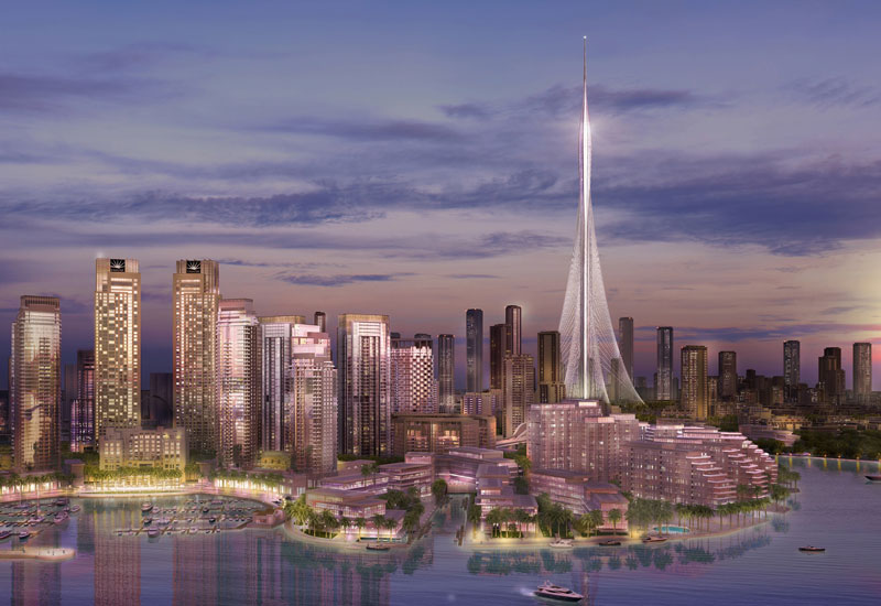 Design development of Emaar's Dubai Creek Tower 100 complete
