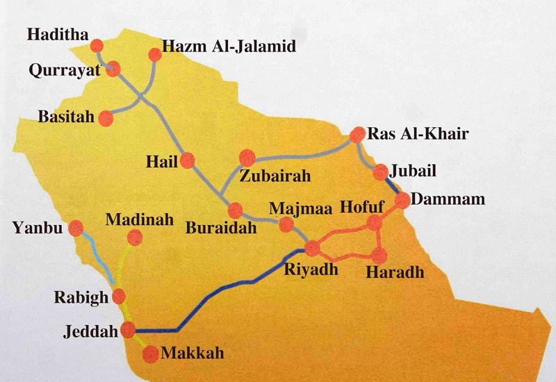 Riyadh To Dammam Distance By Road Saudi Arabia Tests Rail Link From Riyadh To Border - Construction Week  Online