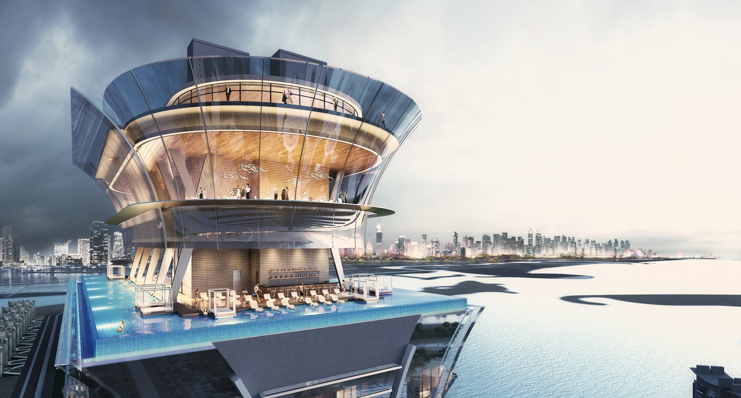 Бассейн aura skypool