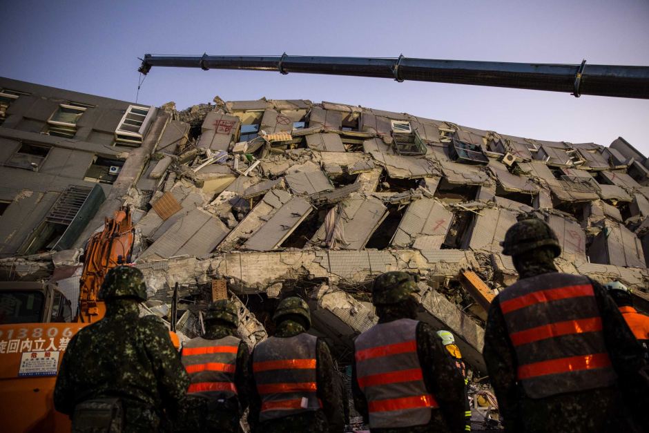 Taiwan 123 buildings deemed dangerous after quake Construction