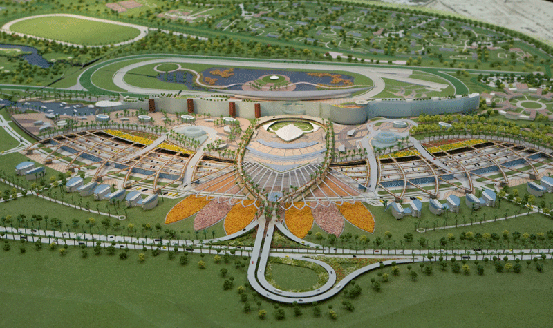 Район Meydan в Дубае