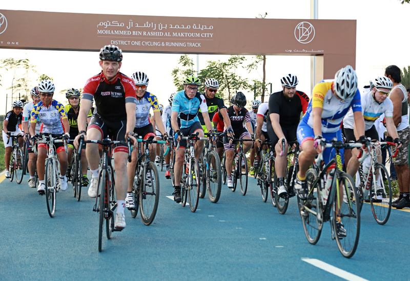 Meydan Sobha s MBR City unveils cycling track Construction Week Online