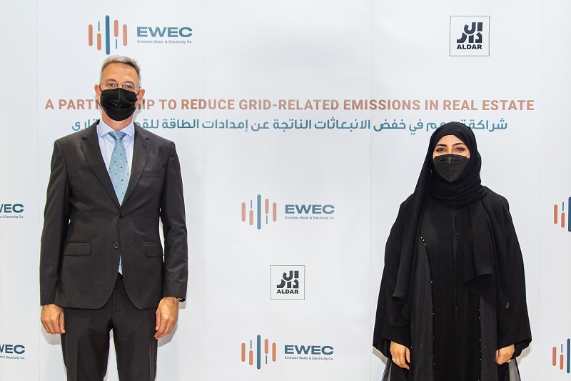 Aldar partners with EWEC to adopt clean energy across assets