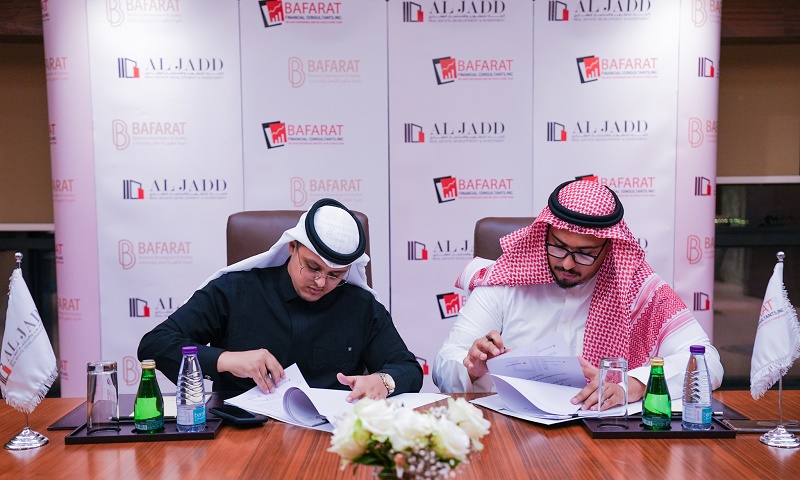 Al Jadd signs $800k investment agreement with Bafarat Financial Consultancy