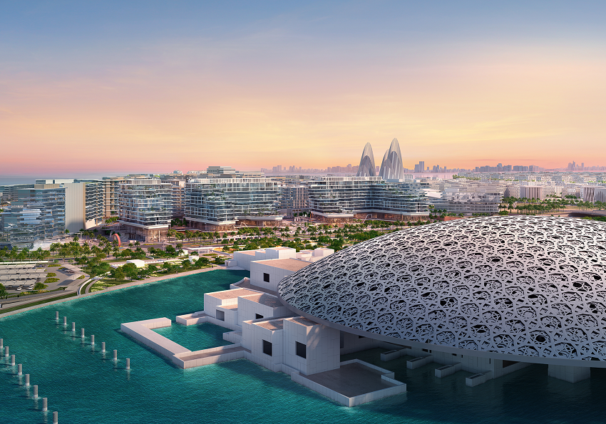 Louvre Abu Dhabi Residences by Aldar - Ariel View 01