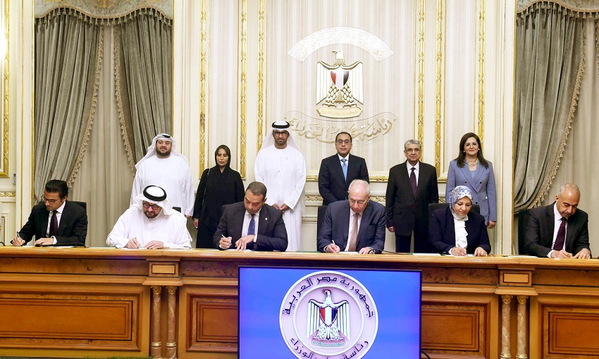 Masdar signs MoU to develop 4 GW green hydrogen plants in Egypt
