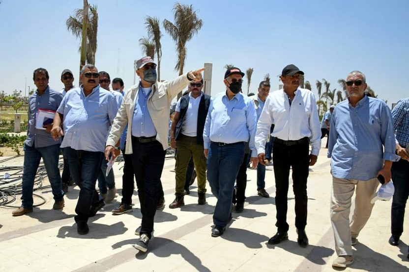 Housing Minister inspects ongoing works at the“Capital Park” in the New Administrative Capital