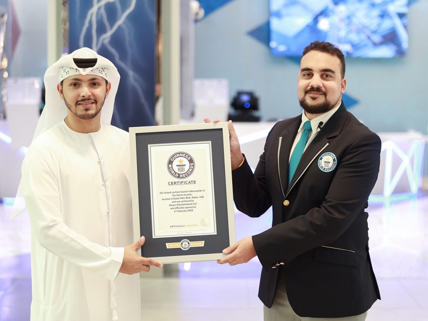 The Storm Coaster enters Guinness World Records