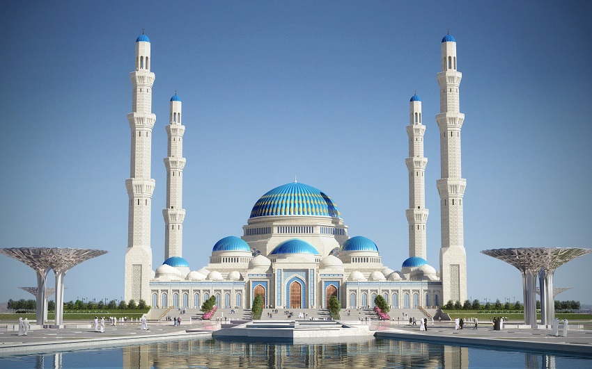 NurSultan, the 57,000m2 Guinness nominee for the largest mosque in