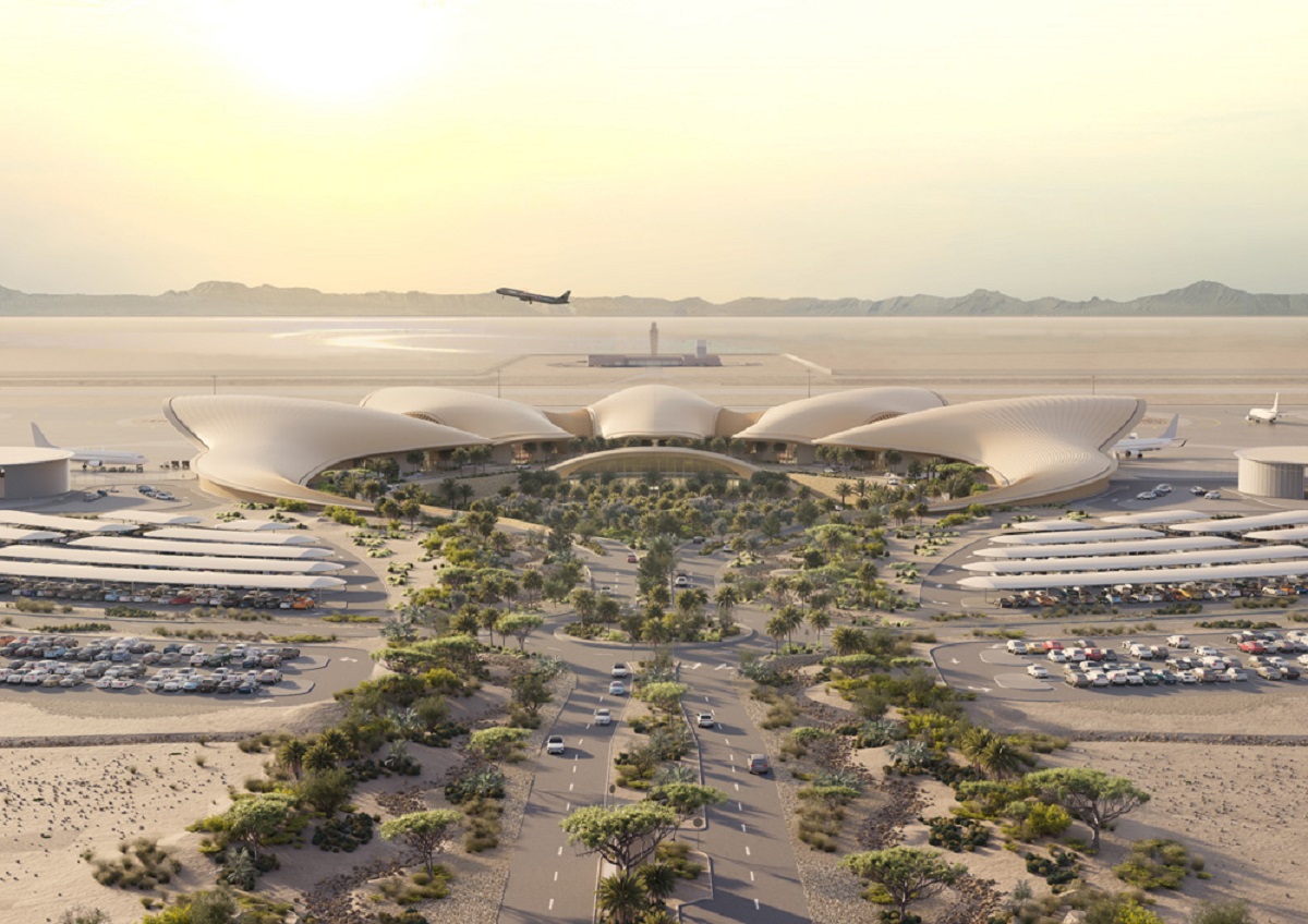 Saudi Arabia Red Sea International Airport its first flight