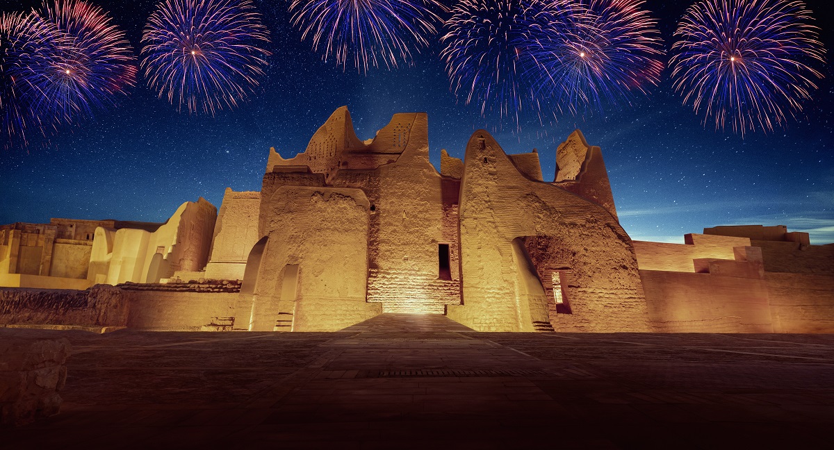Diriyah  New Year Fireworks Saudi 2025