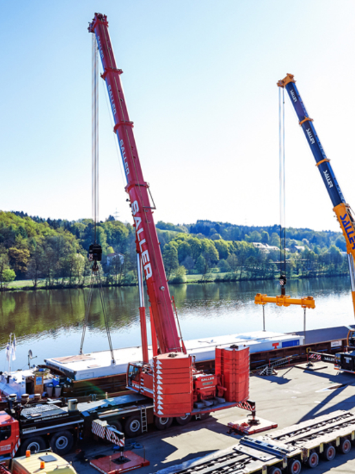 Liebherr Cranes Team Up To Lift Giant Cold Boxes Products And Services Construction Week Online