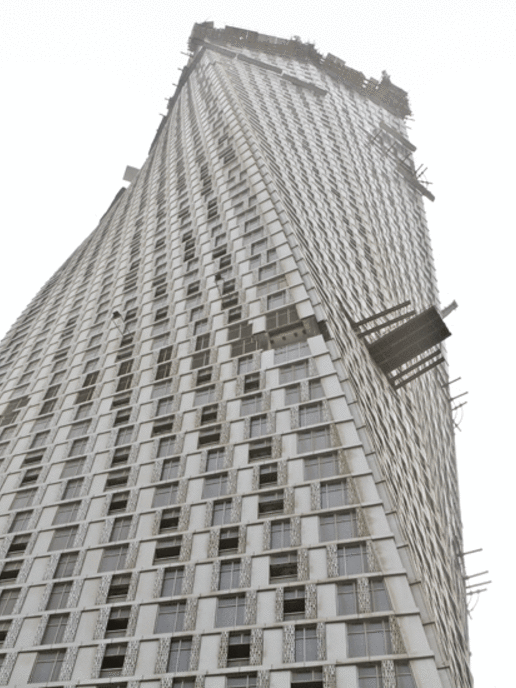 Infinity Tower reaches 90% completion milestone - Projects And Tenders