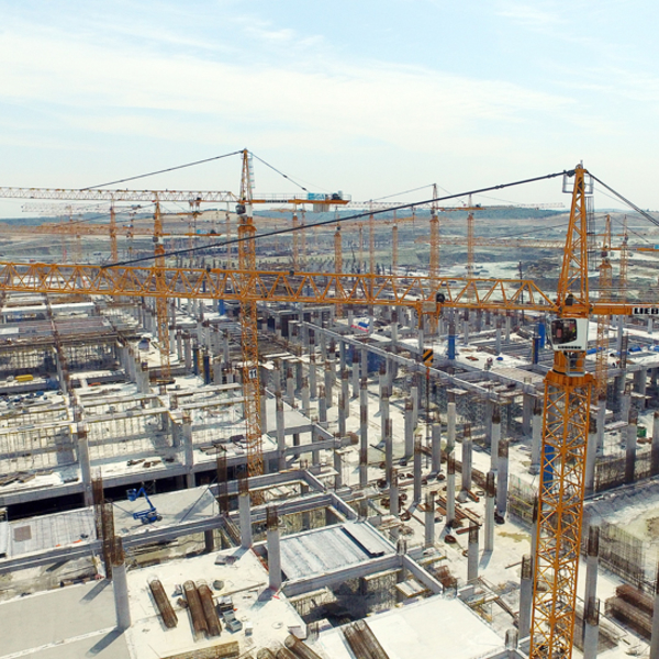 Liebherr Deploys 58 Cranes At Istanbul New Airport Projects And Tenders Construction Week Online