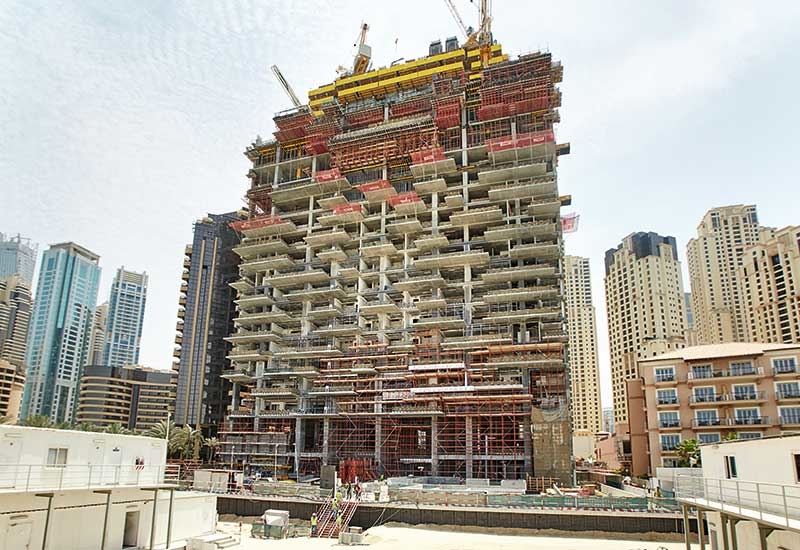 Project Update Inside Dubai Properties Minimalist 272m 1 Jbr Tower Projects And Tenders Construction Week Online
