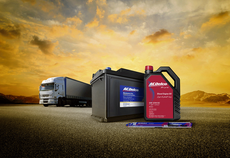 ACDelco's HDMF battery and engine oil. ACDelco's HDMF battery and engine oil.