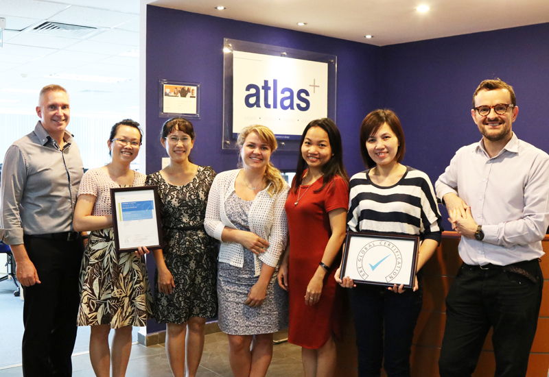 The certification will help speed up the tendering process for Atlas clients. The certification will help speed up the tendering process for Atlas clients.