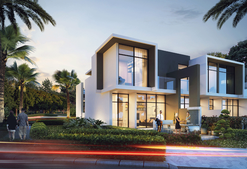 The three-bedroom Aknan Villas feature floor-to-ceiling windows. The three-bedroom Aknan Villas feature floor-to-ceiling windows.