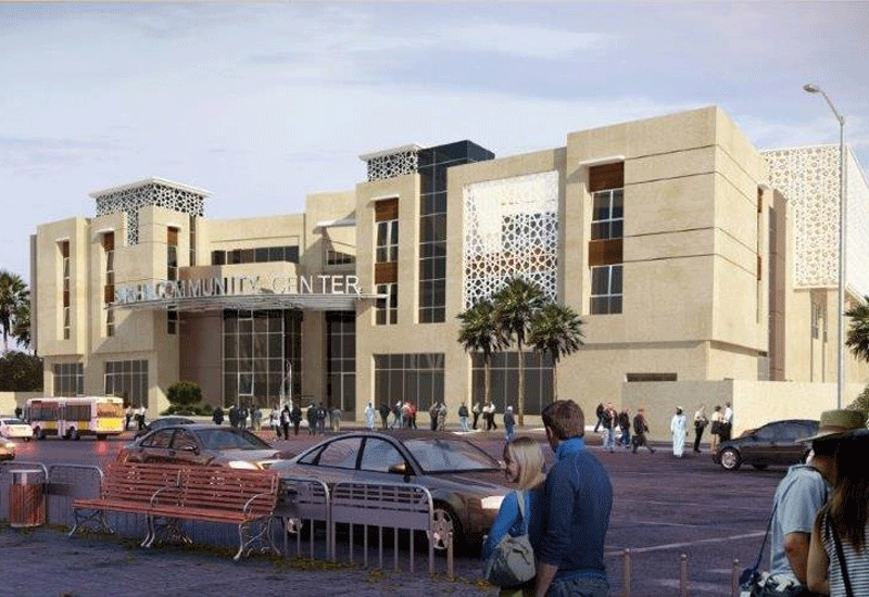 Artist's impression of Al Barsha Community Centre. Artist's impression of Al Barsha Community Centre.