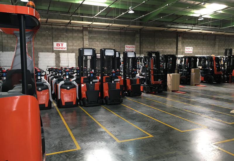 Al-Futtaim Motors’ 3S Toyota Material Handling facility in Dubai features 18 work bays. Al-Futtaim Motors’ 3S Toyota Material Handling facility in Dubai features 18 work bays.