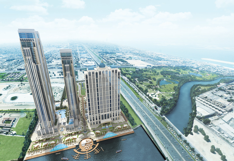 Three towers are being developed as part of Al Habtoor City's residential offering. Three towers are being developed as part of Al Habtoor City's residential offering.