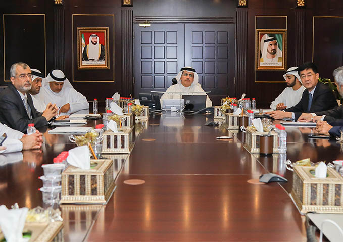 Dewa's Al Tayer met with the CEO of Meydan Group to discuss project 'cooperation'. Dewa's Al Tayer met with the CEO of Meydan Group to discuss project 'cooperation'.
