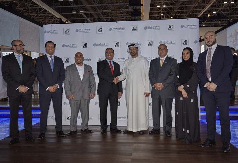 Aldar has signed an escrow agreement with Union National Bank for Water's Edge. Aldar has signed an escrow agreement with Union National Bank for Water's Edge.