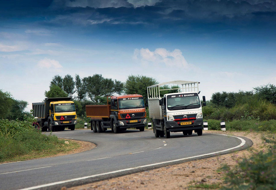 Daimler has delivered more than 55,000 BharatBenz trucks to customers across India. Daimler has delivered more than 55,000 BharatBenz trucks to customers across India.