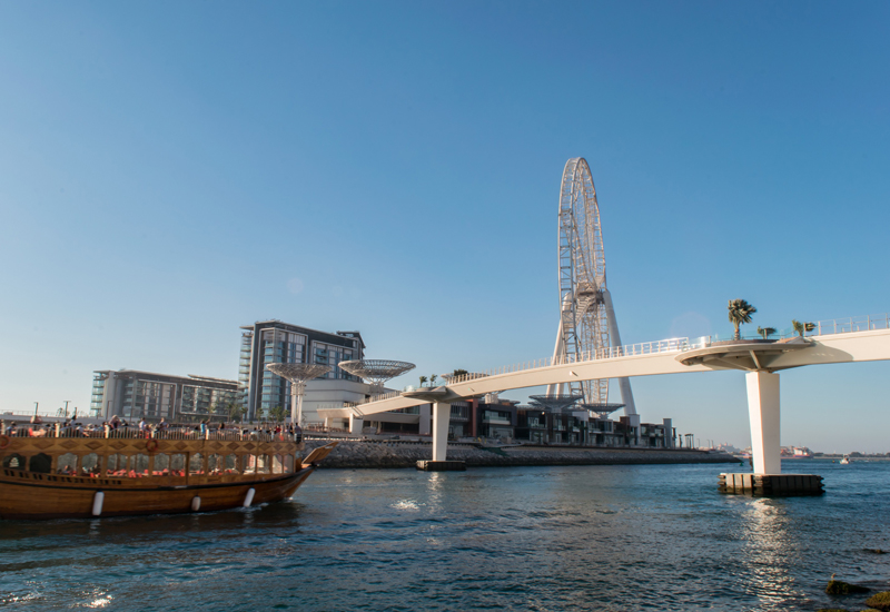 The pedestrian bridge will open to the public "soon", according to KEO. The pedestrian bridge will open to the public "soon", according to KEO.