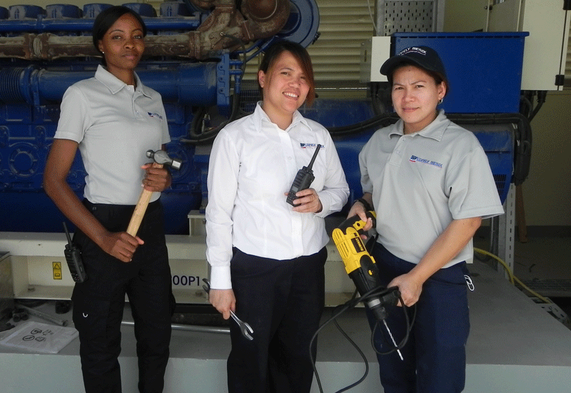 CBFM has appointed an all-girl maintenance team for its Aldar Academies facility contract. CBFM has appointed an all-girl maintenance team for its Aldar Academies facility contract.
