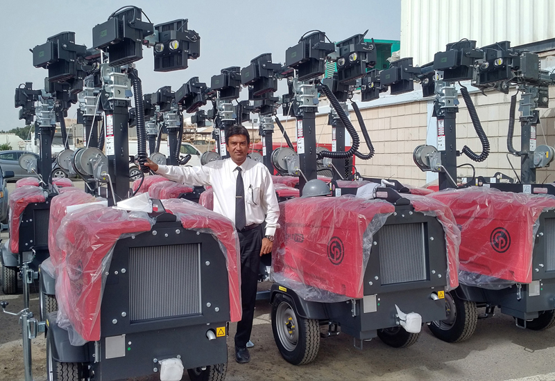 GTE will supply 25 Chicago Pneumatic LED light towers to Al-Yousifi for use on an oilfield project. GTE will supply 25 Chicago Pneumatic LED light towers to Al-Yousifi for use on an oilfield project.