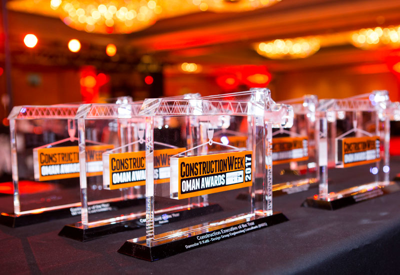 The Construction Week Oman Awards 2018 will be held in Muscat on 12 March. The Construction Week Oman Awards 2018 will be held in Muscat on 12 March.