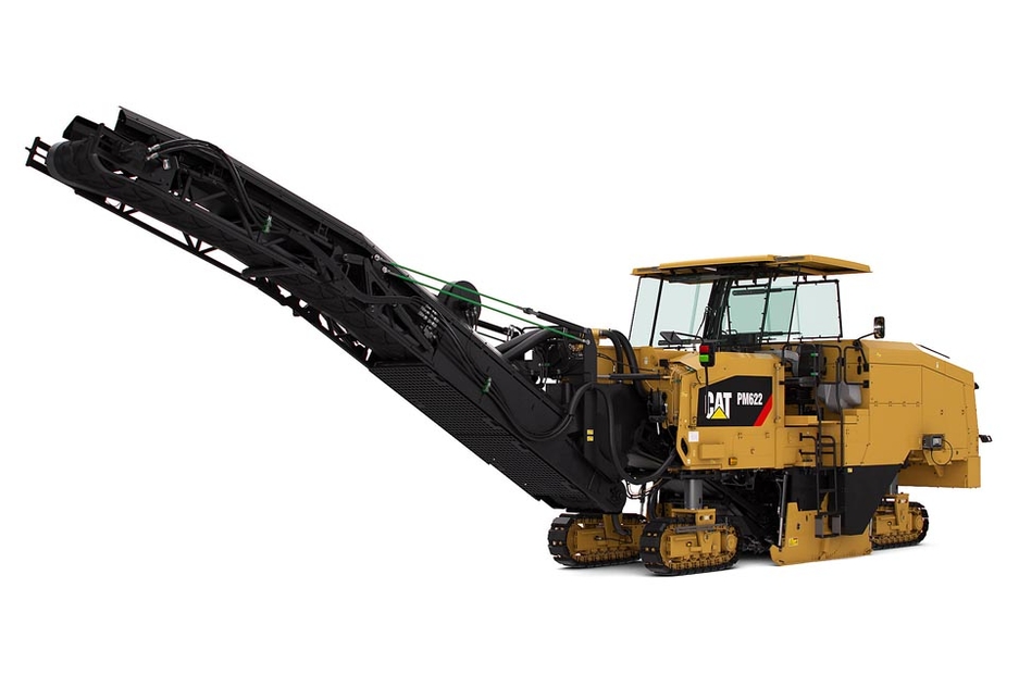 The Cat PM622 weighs 34t and deploys a 2235mm-wide high-production rotor at a depth of up to 330mm. The Cat PM622 weighs 34t and deploys a 2235mm-wide high-production rotor at a depth of up to 330mm.
