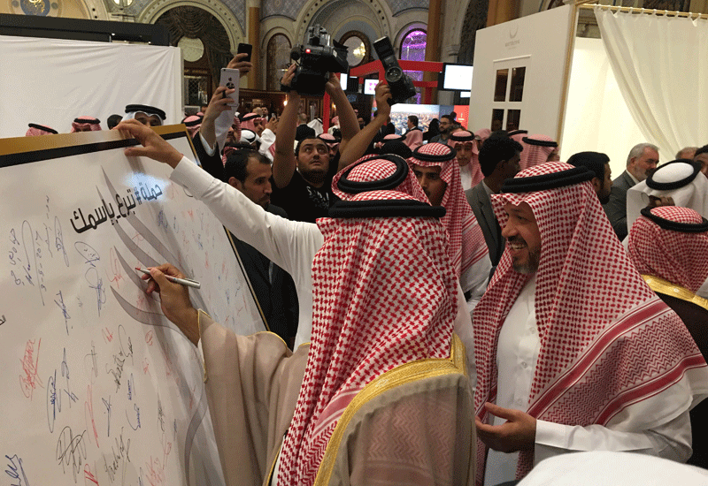 HRH Prince Turki Bin Abdulla Bin Abdulaziz was among those who visited the Cayan stand at the World Luxury Expo. HRH Prince Turki Bin Abdulla Bin Abdulaziz was among those who visited the Cayan stand at the World Luxury Expo.