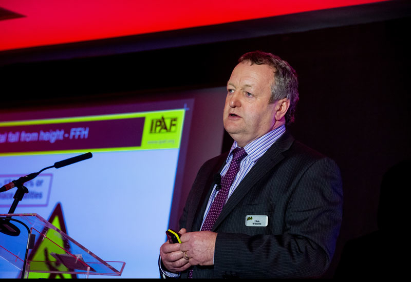 End users must share incident data to help keep the industry safe, according to IPAF’s Chris Wraith (above). End users must share incident data to help keep the industry safe, according to IPAF’s Chris Wraith (above).