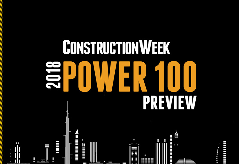 The 2018 Construction Week Power 100 ranks the most influential construction leaders in the Middle East. The 2018 Construction Week Power 100 ranks the most influential construction leaders in the Middle East.