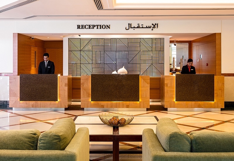 Refurbished lobby of the Coral Deira. Refurbished lobby of the Coral Deira.