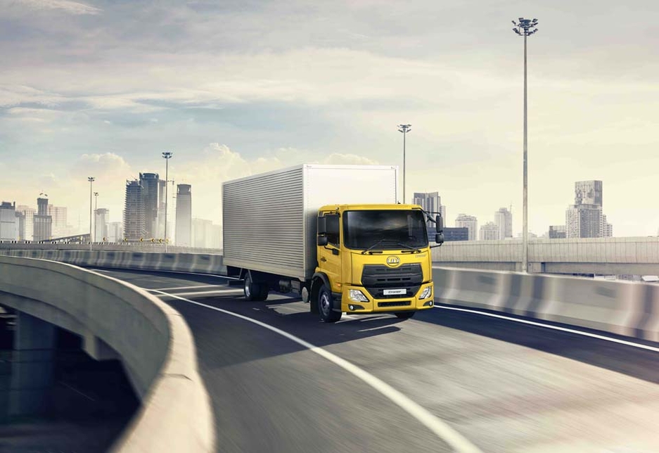The UD medium-duty Croner has had one million kilometres of testing on roads in countries including the UAE. The UD medium-duty Croner has had one million kilometres of testing on roads in countries including the UAE.