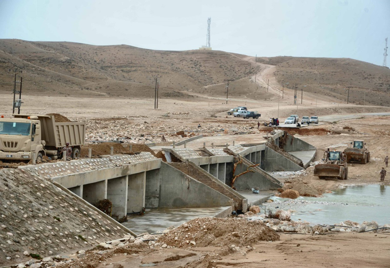 Emergency repair works are under way to fix Adonub Bridge. Emergency repair works are under way to fix Adonub Bridge.
