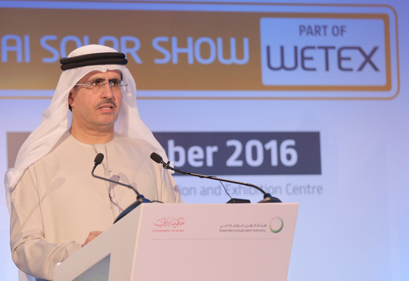DEWA MD and CEO Saeed Mohammed Al Tayer at the 2016 edition of WETEX. DEWA MD and CEO Saeed Mohammed Al Tayer at the 2016 edition of WETEX.