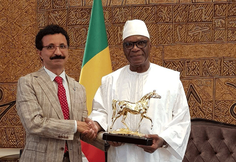 DP World group chairman and chief executive officer, Sultan Ahmed Bin Sulayem, has met with Mali President, Ibrahim Boubacar Keta, to discuss a trade and logistics master plan for the African country. DP World group chairman and chief executive officer, Sultan Ahmed Bin Sulayem, has met with Mali President, Ibrahim Boubacar Keta, to discuss a trade and logistics master plan for the African country.