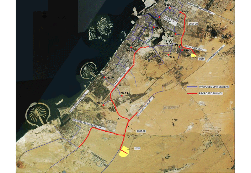 The Dubai Strategic Sewer Tunnel Project is expected to complete in 2022. The Dubai Strategic Sewer Tunnel Project is expected to complete in 2022.
