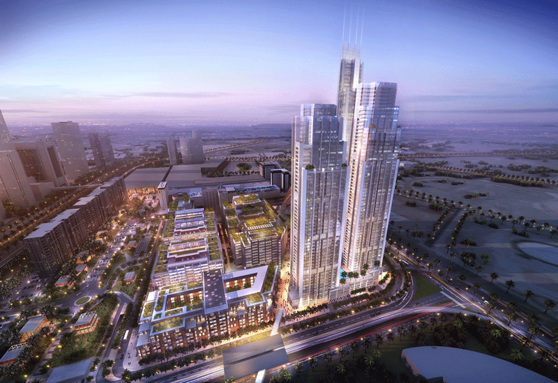 Dubai South was originally launched in 2006, expected to be a 145sqk city with a population of one million once complete. Dubai South was originally launched in 2006, expected to be a 145sqk city with a population of one million once complete.
