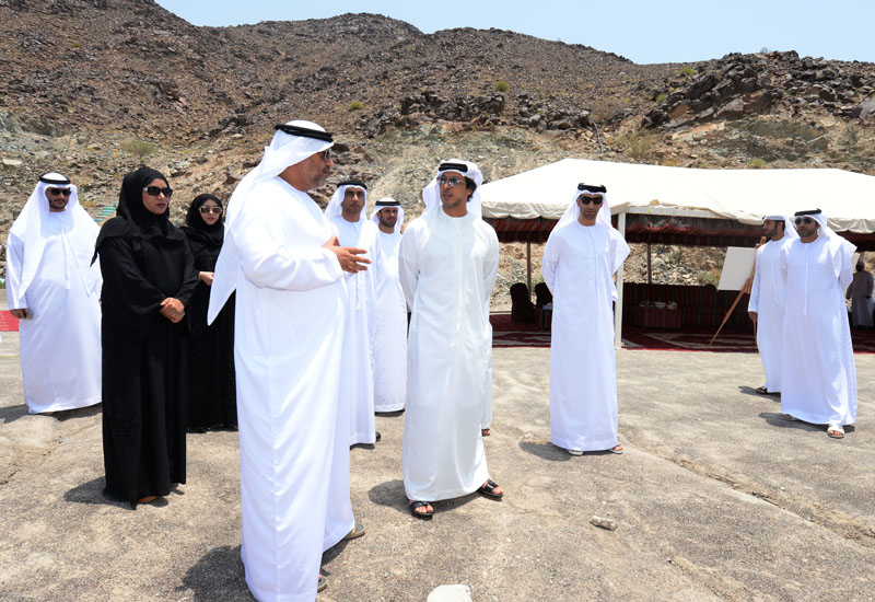 Hh Mansour Bin Zayed Visits Shawka Dam In Ras Al Khaimah Products And Services Construction Week Online