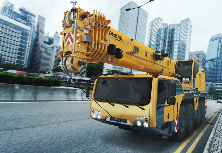 The AC 100-4L crane is already one of the most compact cranes in the 100-tonne class, with a standard truck width of just 2.55m. The AC 100-4L crane is already one of the most compact cranes in the 100-tonne class, with a standard truck width of just 2.55m.