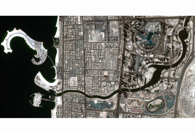 A high-definition image captured by DubaiSat-2 has confirmed that 3.2km-long, $545m Dubai Water Canal is now complete. A high-definition image captured by DubaiSat-2 has confirmed that 3.2km-long, $545m Dubai Water Canal is now complete.